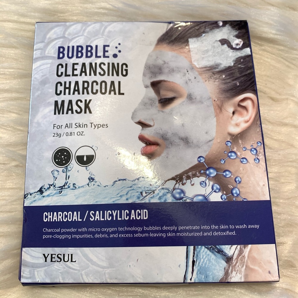 🆕YESUL Bubble 5 Cleansing Charcoal Masks